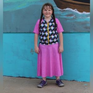 Girls size 10/12  modest swim dress